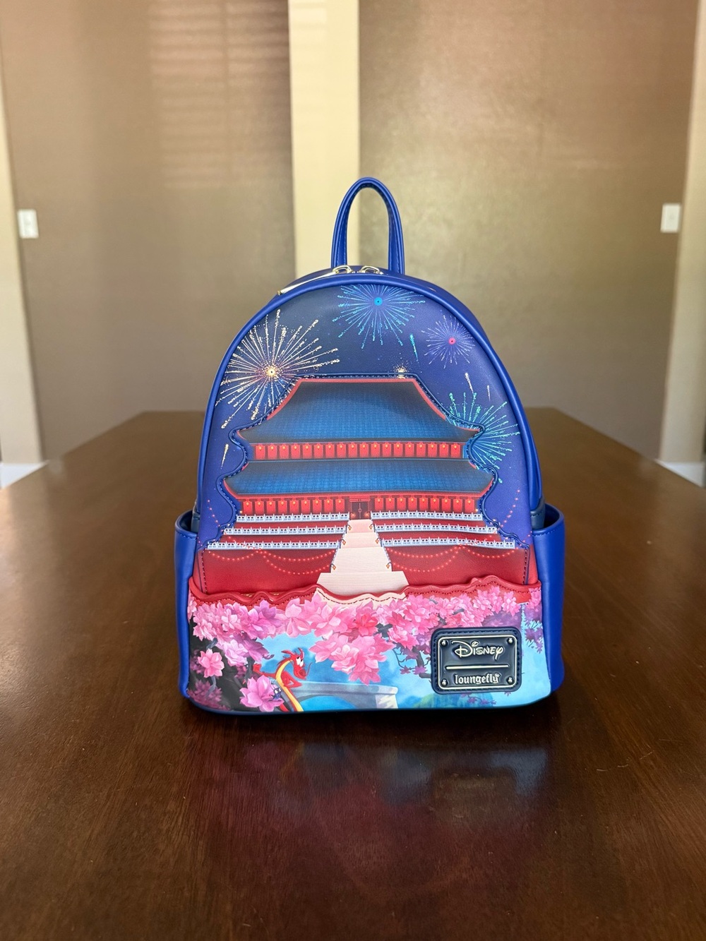 Loungefly Disney Mulan Castle Light Up Mini Backpack